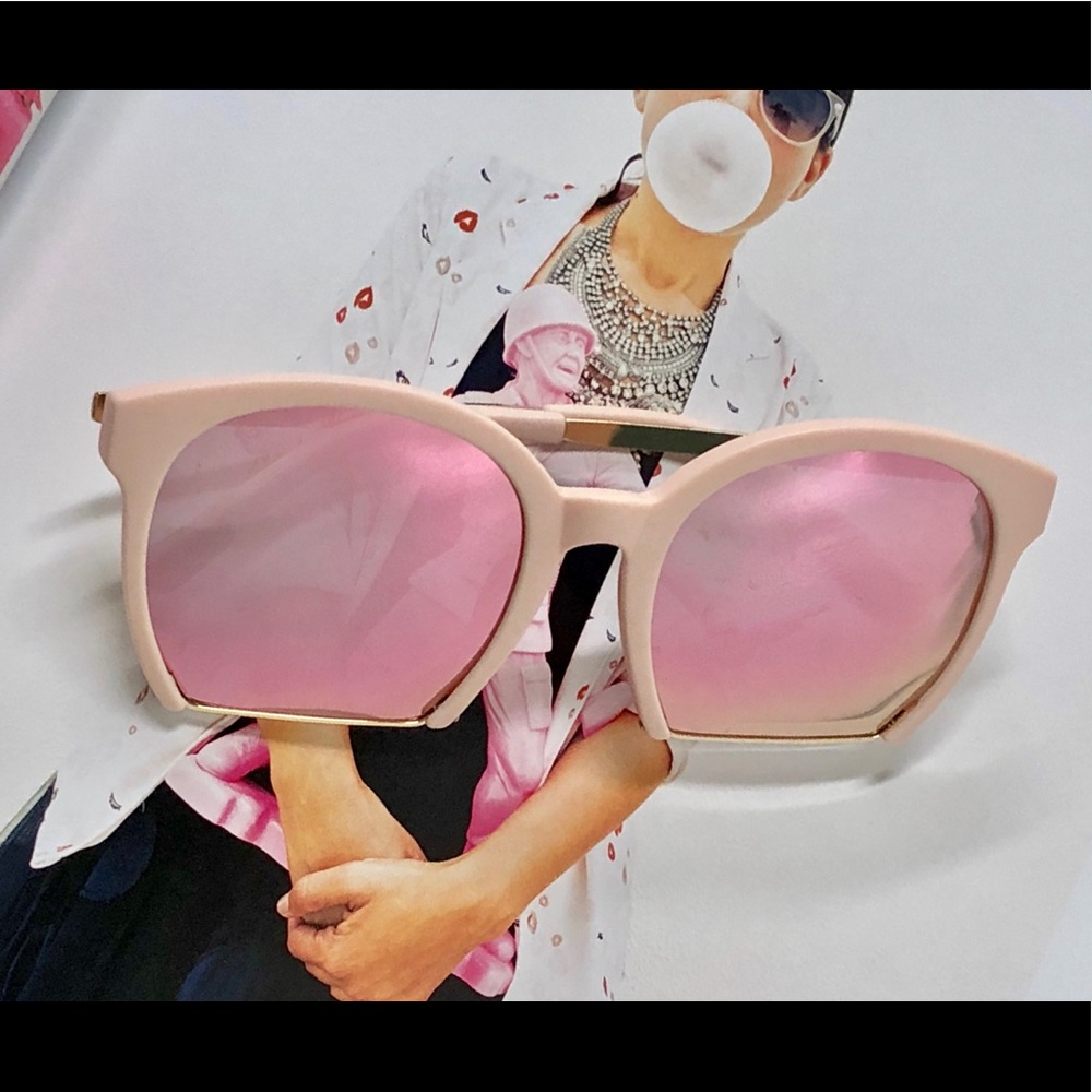SWEET WATER - PINK POLARIZED OVERSIZED SUNNIES